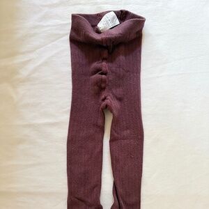 Burgundy Baby Tights. SO CUTE, 12-18 months